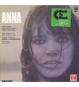 SERGE GAINSBOURG - Anna (Bande Originale De La Comédie Musicale) (ALBUM,LP) mesvinyles.fr