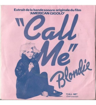 BLONDIE - Call Me (7',SINGLE) mesvinyles.fr