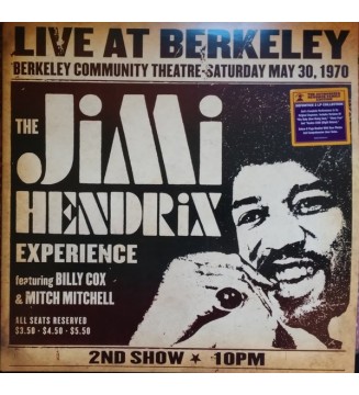 THE JIMI HENDRIX EXPERIENCE - Live At Berkeley (ALBUM,LP,STEREO) mesvinyles.fr