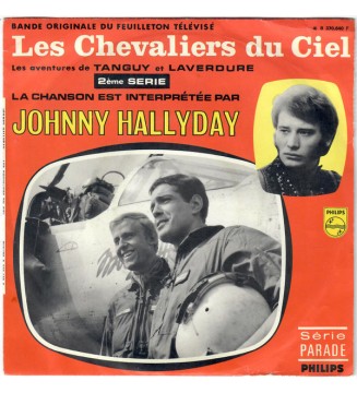 JOHNNY HALLYDAY - Les Chevaliers Du Ciel (7",MONO) mesvinyles.fr 