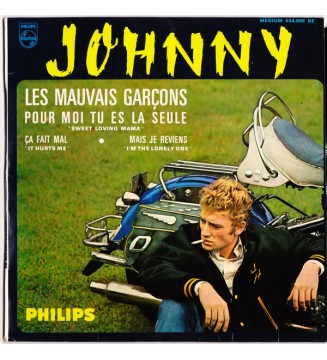 JOHNNY HALLYDAY - Les Mauvais Garçons (7",EP,MONO) mesvinyles.fr 