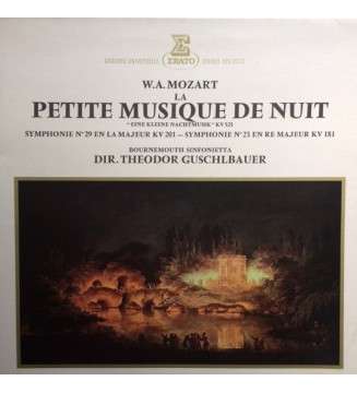 WOLFGANG AMADEUS MOZART - La Petite Musique De Nuit,"Eine Kleine Nachtmusik" KV 525 / Symphonie N°29 /  Symphonie N° 23 (LP,STE 