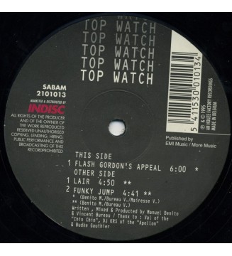 TOP WATCH - Flash Gordon's Appeal (12') mesvinyles.fr