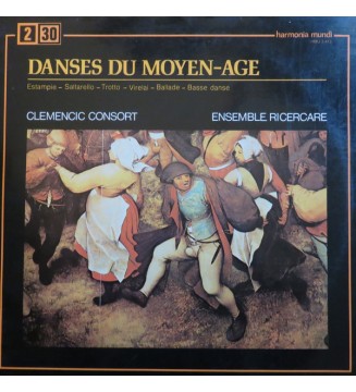 CLEMENCIC CONSORT - Danses Du Moyen-Age (ALBUM,LP) mesvinyles.fr