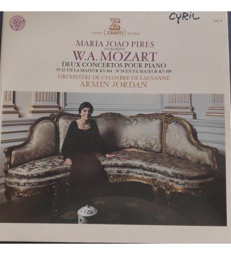 WOLFGANG AMADEUS MOZART - Deux Concertos Pour Piano: Nº 12 En La Majeur, KV 414 - Nº 19 En Fa Majeur, KV 459: Vol.6 (LP,STEREO) mesvinyles.fr