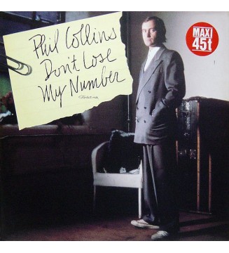 PHIL COLLINS - Don't Lose My Number (Extended Mix) (12',STEREO) mesvinyles.fr