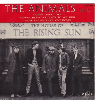 THE ANIMALS - The House Of The Rising Sun (7',EP) mesvinyles.fr