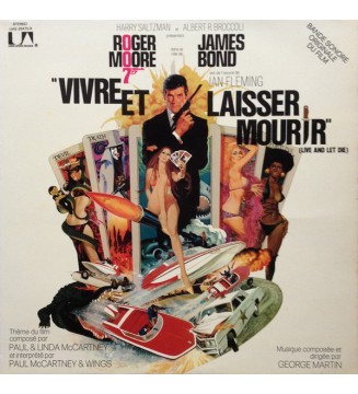 VARIOUS - Bande Sonore Originale Du Film 'Vivre Et Laisser Mourir' (LP) mesvinyles.fr