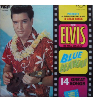 ELVIS PRESLEY - Blue Hawaii (ALBUM,LP,STEREO) mesvinyles.fr