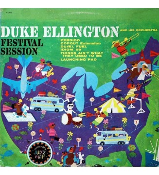 DUKE ELLINGTON AND HIS ORCHESTRA - Festival Session (ALBUM,LP) mesvinyles.fr