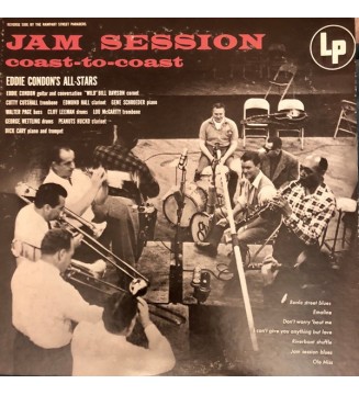 EDDIE CONDON AND HIS ALL-STARS - Jam Session Coast-To-Coast (LP,MONO) mesvinyles.fr