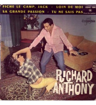 Richard Anthony (2) - Fiche Le Camp, Jack (7', EP, Mono) mesvinyles.fr