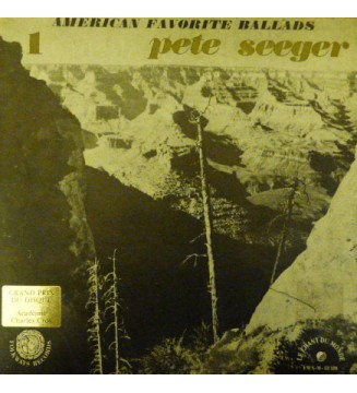 Pete Seeger - American Favorite Ballads, Vol. 1 (LP, Album) mesvinyles.fr