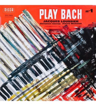 Jacques Loussier, Christian Garros, Pierre Michelot - Play-Bach N° 1 (LP, Mono) mesvinyles.fr