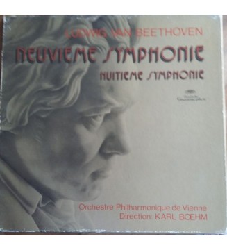 Ludwig Van Beethoven, Orchestre Philharmonique De Vienne*, Karl Boehm* - Neuvième Symphonie / Huitième Symphonie (2xLP, Comp +  mesvinyles.fr