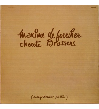 Maxime Le Forestier - Chante Brassens (LP, Album) mesvinyles.fr