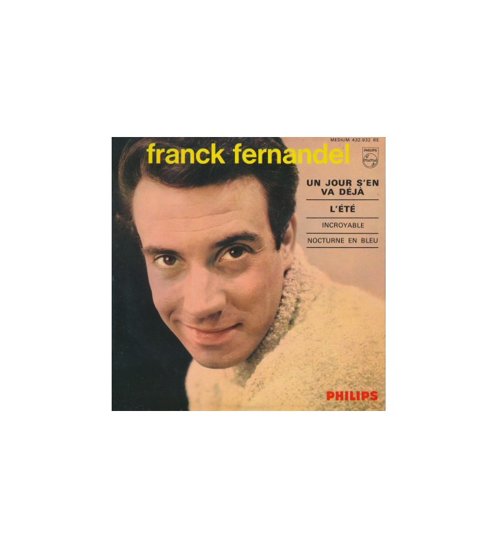 Franck Fernandel - Un Jour S'en Va Déja / L'été / Incroyable / Nocturne En Bleu (7", EP) mesvinyles.fr