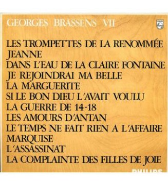Georges Brassens - VII (LP, Comp, RE) mesvinyles.fr