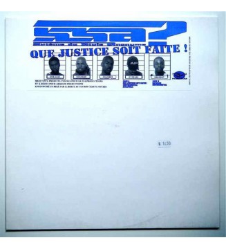 SSA (Système Du Style Anonyme) - Que Justice Soit Faite ! (12', Maxi) mesvinyles.fr