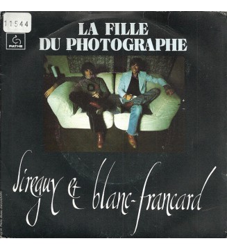 Sireguy* Et Blanc-Francard* - La Fille Du Photographe (7', Single) mesvinyles.fr
