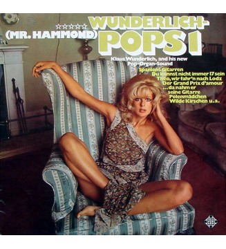 Klaus Wunderlich - Wunderlich-Pops 1 (Mr. Hammond Klaus Wunderlich And His New Pop-Organ-Sound) (LP) mesvinyles.fr