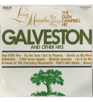 Living Marimbas Plus Strings - Galveston And Other Hits (LP) mesvinyles.fr