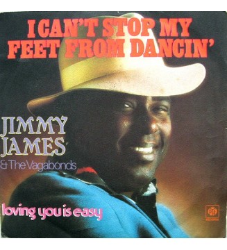 Jimmy James & The Vagabonds - I Can't Stop My Feet From Dancin' (7', Single) mesvinyles.fr