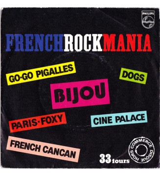 Various - French Rock Mania (7', Comp, Promo) mesvinyles.fr
