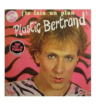 Plastic Bertrand - J'te Fais Un Plan (LP, Pin) mesvinyles.fr