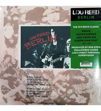 Lou Reed - Berlin (LP, Album, RE, RM) mesvinyles.fr