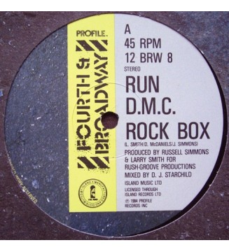 Run D.M.C.* - Rock Box (12') mesvinyles.fr