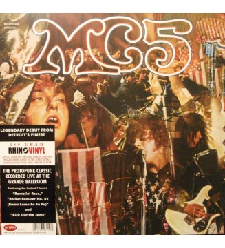 MC5 - Kick Out The Jams (LP, Album, RE, RM, 180) new mesvinyles.fr