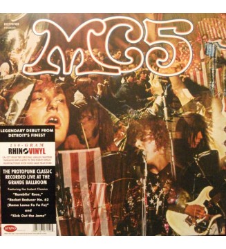 MC5 - Kick Out The Jams (LP, Album, RE, RM, 180) mesvinyles.fr