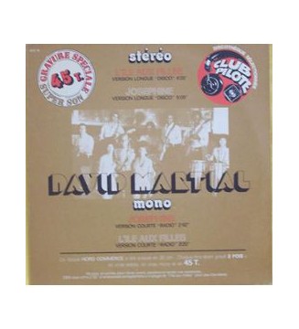 David Martial - L'Ile Aux Filles/Josephine   (12', Maxi) mesvinyles.fr