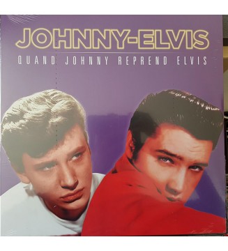 Johnny* - Elvis* - Quand Johnny Reprend Elvis (LP, Comp, Ltd, RE, VIO) mesvinyles.fr