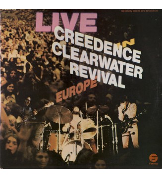 Creedence Clearwater Revival - Live In Europe (2xLP, Album, Gat) mesvinyles.fr