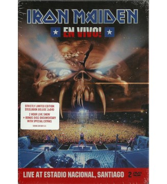 Iron Maiden - En Vivo! (Live At Estadio Nacional, Santiago) (2xDVD-V, Ltd, PAL, Ste) mesvinyles.fr