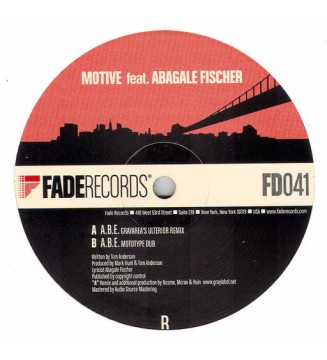 Motive Feat. Abagale Fischer - A.B.E. (2x12') mesvinyles.fr