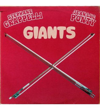 Stephane Grappelli* / Jean-Luc Ponty - Giants (LP, Album, Comp) mesvinyles.fr
