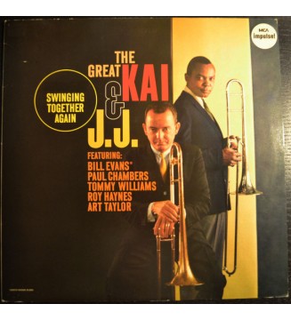 J.J. Johnson & Kai Winding - The Great Kai & J. J. Swinging Together Again (LP, Album, RE) mesvinyles.fr
