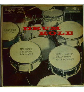 Various - Volume VIII - The Jazz Giants: Drum Role (LP, Comp) mesvinyles.fr