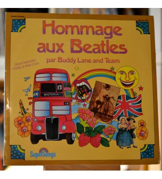 Buddy Lane (2) And Team - Hommage aux Beatles (2xLP, Comp) mesvinyles.fr