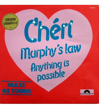 Chéri* - Murphy's Law / Anything Is Possible (12', Maxi) mesvinyles.fr