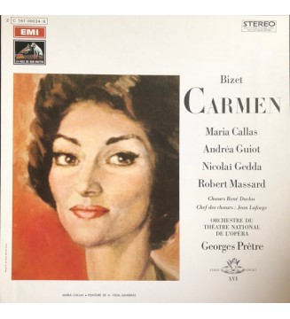 Maria Callas, Nicolai Gedda, Andréa Guiot, Robert Massard, Georges Prêtre / Bizet* - Carmen (3xLP + Box) mesvinyles.fr
