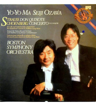 Yo-Yo Ma - Seiji Ozawa - Boston Symphony Orchestra - Strauss* - Schoenberg* - Strauss Don Quixote - Schoenberg Concerto In D Ma mesvinyles.fr