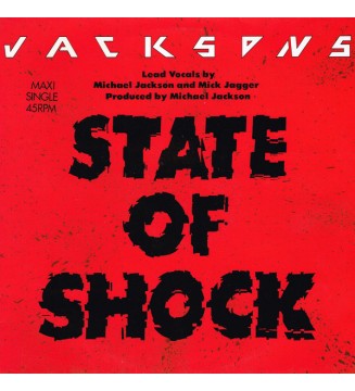 Jacksons* - State Of Shock (12', Maxi) mesvinyles.fr