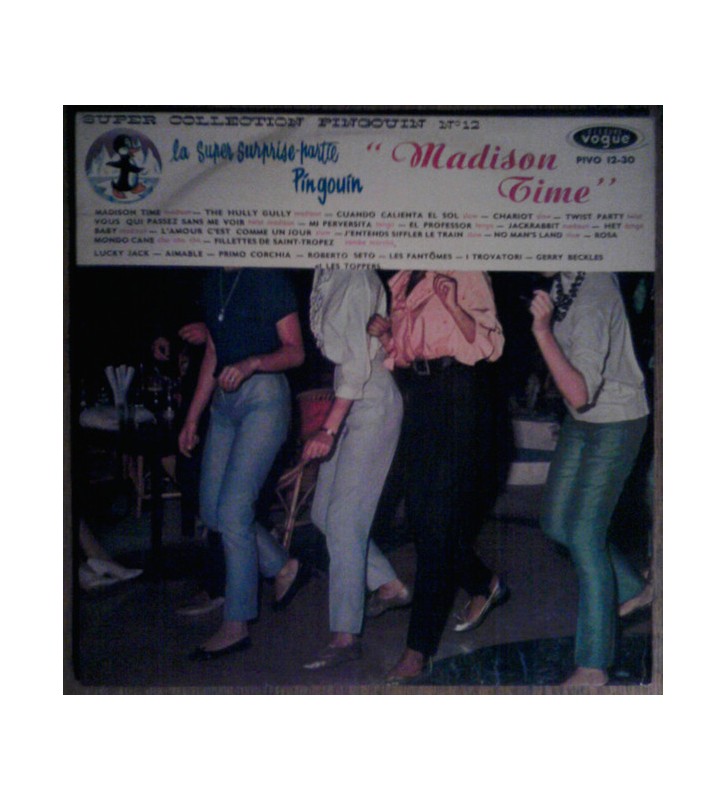 Various - Madison Time - La Super Surprise-Partie Pingouin No 12 (LP, Album, Comp, Mono) mesvinyles.fr