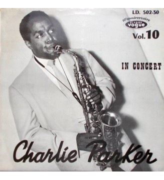 Charlie Parker - In Concert (LP, Album, Mono) mesvinyles.fr