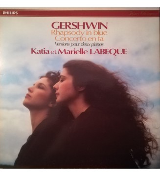 Gershwin* – Katia et Marielle Labeque* - Rhapsody In Blue · Concerto En Fa (Versions Pour Deux Pianos) (LP, RE) mesvinyles.fr