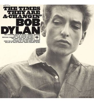 Bob Dylan - The Times They Are A-Changin' (LP, Album, Mono, RE, 180) mesvinyles.fr